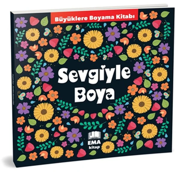 Sevgiyle Boya - Büyüklere Boyama Kitabı ürün görseli 1