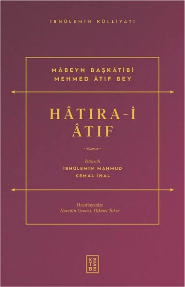 Hâtıra-i Âtıf ürün görseli 1