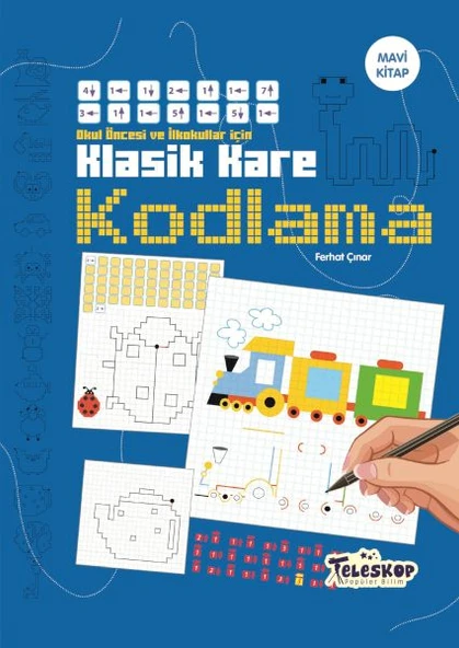 Klasik Kare Kodlama Mavi Kitap ürün görseli 1