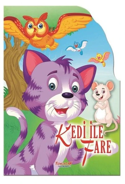 Kedi İle Fare - Şekilli Kitaplar ürün görseli 1