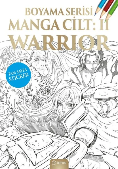 Manga Boyama Cilt II: Warrior ürün görseli 1