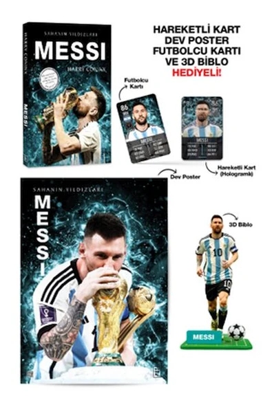 Messi - Sahanın Yıldızları - 3D Biblo Hediyeli! ürün görseli 1