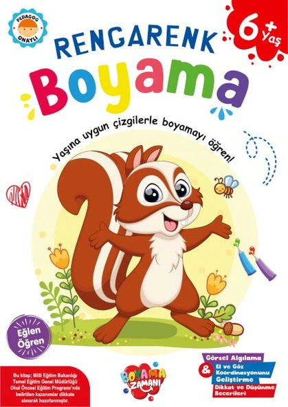 Rengarenk Boyama 6 Yaş ürün görseli 1