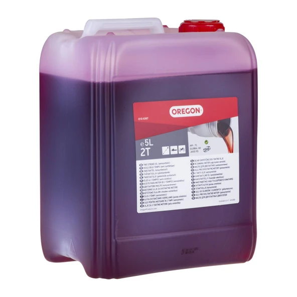 Oregon O10-6367 Benzin Karışım Yağı İki Zamanlı 5 Litre ürün görseli 1