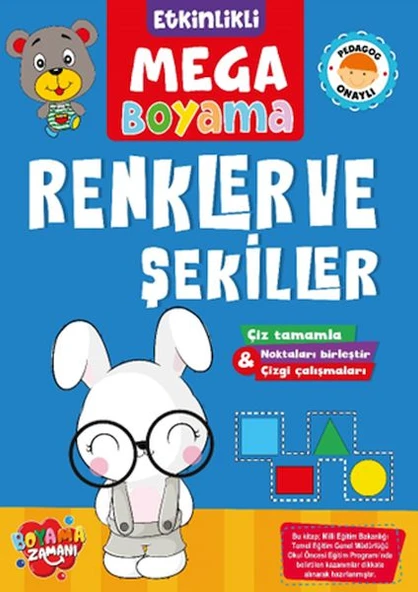 Etkinlikli Mega Boyama - Renkler ve Şekiller ürün görseli 1