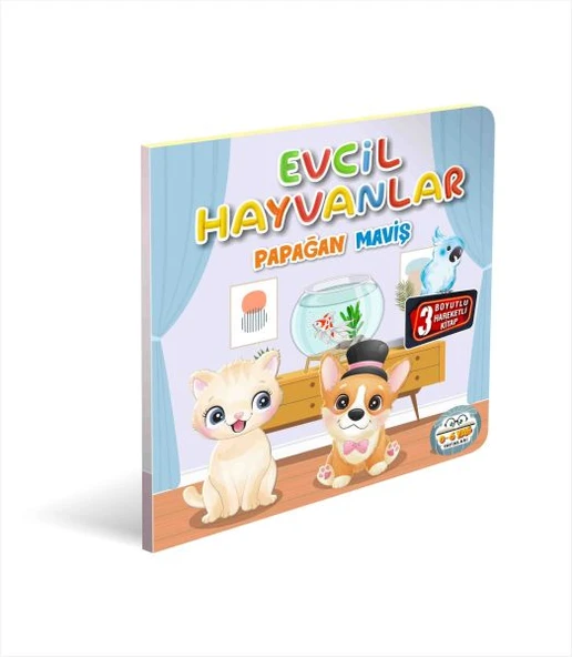 Evcil Hayvanlar Papağan Maviş 3 Boyutlu ürün görseli 1