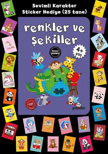 Stickerlı 4+ Yaş Renkler ve Şekiller ürün görseli 1