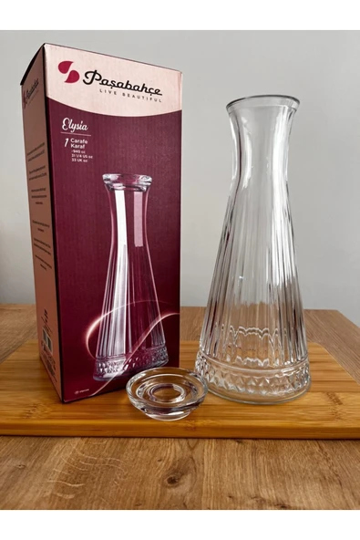 Paşabahçe elysia karaf - kapaklı su şişesi sürahi 940cc ürün görseli 1