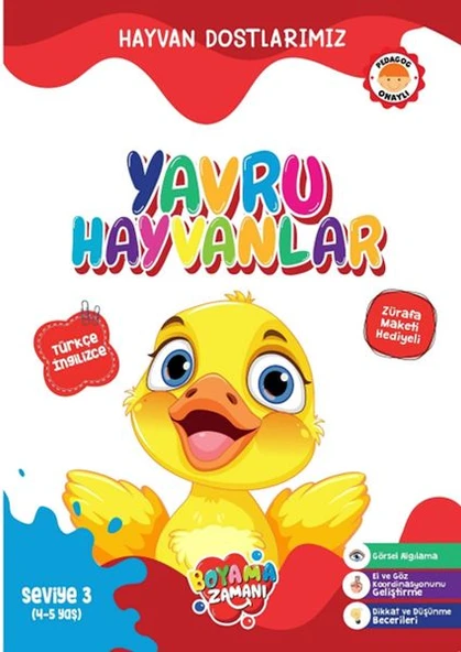 Hayvan Dostlarımız - Yavru Hayvanlar Seviye 3 (4-5 Yaş) ürün görseli 1