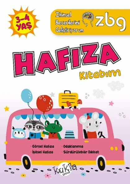 ZBG 3-4 Yaş Hafıza Kitabım ürün görseli 1