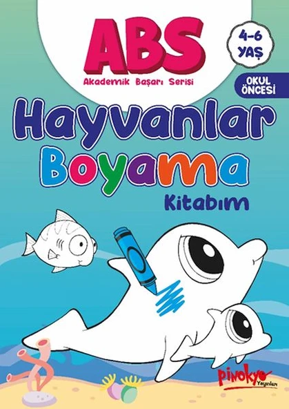 ABS 4-6 Yaş Hayvanlar Boyama Kitabım ürün görseli 1
