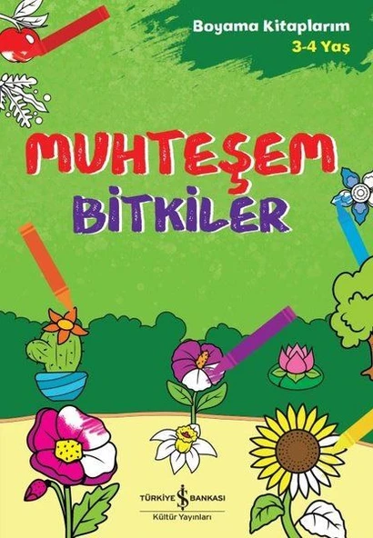 Muhteşem Bitkiler - Boyama Kitaplarım 3 - 4 Yaş ürün görseli 1