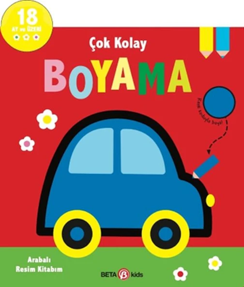Çok Kolay Boyama Arabalı Resim Kitabım ürün görseli 1