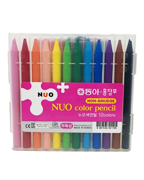 Nuo 12 Renk Mum Boya Kalemi ürün görseli 1