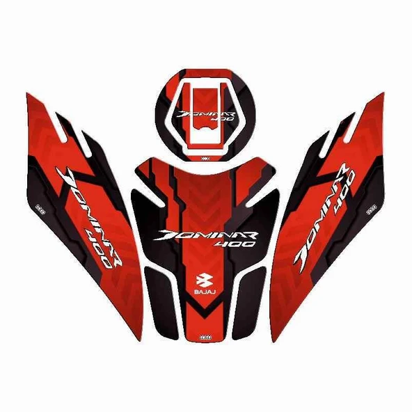 Bajaj Dominar 400 2017 - 2024 Uyumlu Tank Pad Set 004 ürün görseli 1