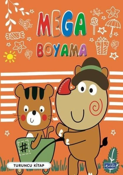 Mega Boyama Turuncu Kitap ürün görseli 1