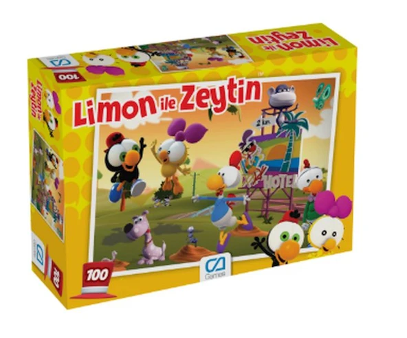 Limon İle Zeytin Puzzle 100 ürün görseli 1