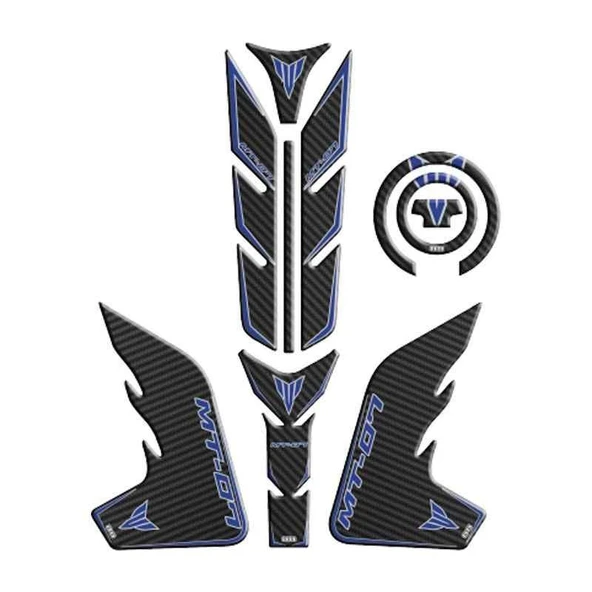 Yamaha Mt07 2018 - 2020 Uyumlu Tank Pad Set 003 ürün görseli 1