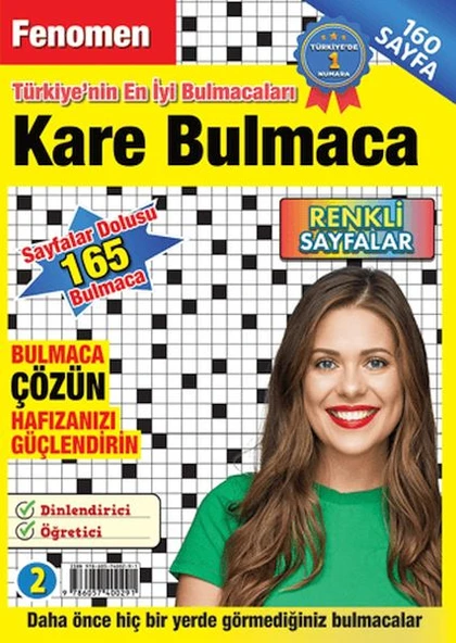 Fenomen Kare Bulmaca 2 ürün görseli 1