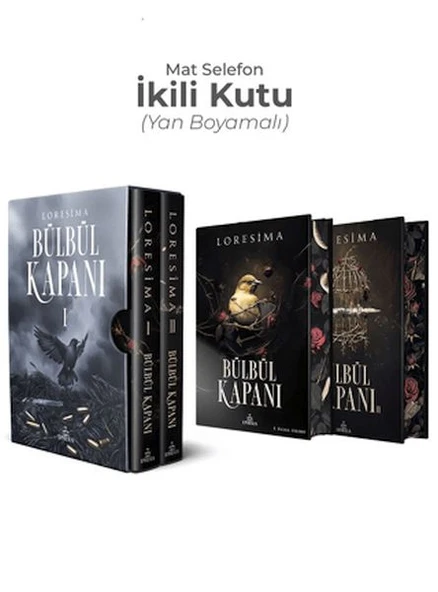 Bülbül Kapanı İkili Kutu - Yan Boyamalı ürün görseli 1