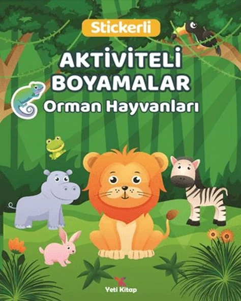 Orman Hayvanları Aktiviteli Boyamalar ürün görseli 1