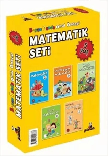 Okul Öncesi 5 Yaş Matematik Seti (5 Kitap) ürün görseli 1