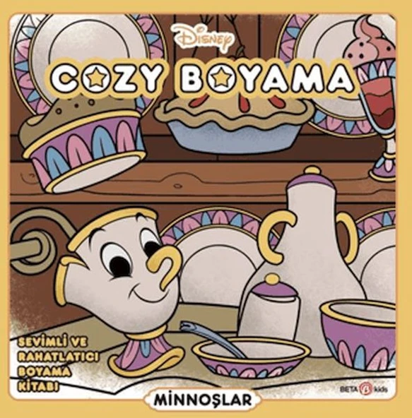 Disney Cozy Boyama, Sevimli ve Rahatlatıcı Boyama Kitabı - Minnoşlar ürün görseli 1