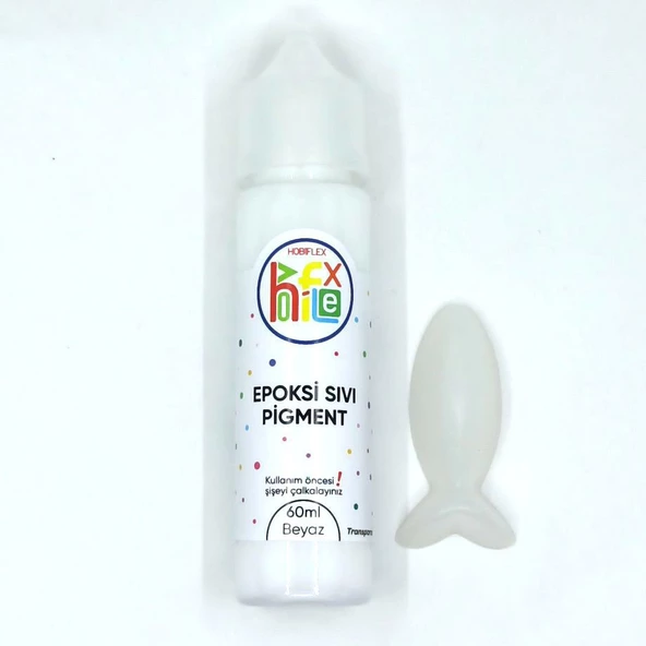 SIVI PİGMENT BOYA TRANSPARAN 60 ml BEYAZ ürün görseli 1