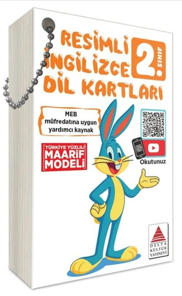 2. Sınıf Resimli İngilizce Dil Kartları ürün görseli 1