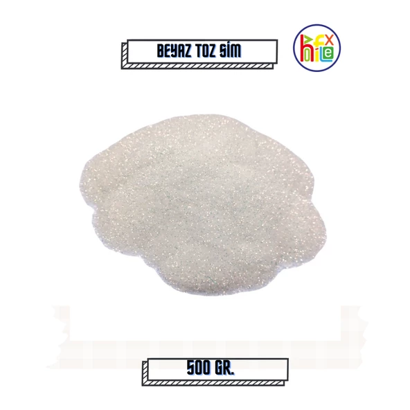 EPOKSİ REÇİNE TOZ SİM BEYAZ LAZER  RENK (500 GR FİYATIDIR) ürün görseli 1
