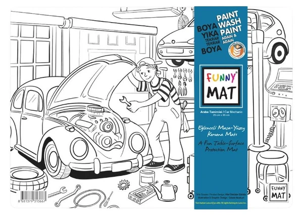 Funny Mat - Mini Araba Tamircisi ürün görseli 1