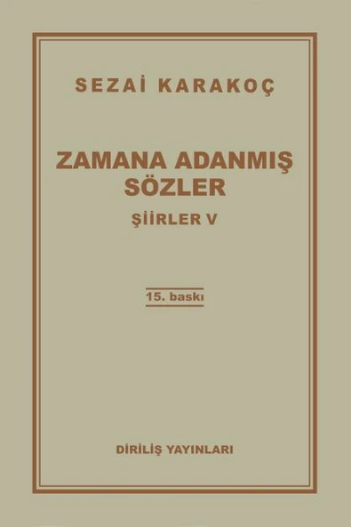 Şiirler 5 - Zamana Adanmış Sözler ürün görseli 1