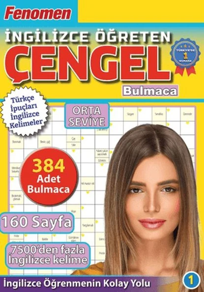 Fenomen İngilizce Öğreten Çengel Bulmaca Orta Seviye-1 ürün görseli 1