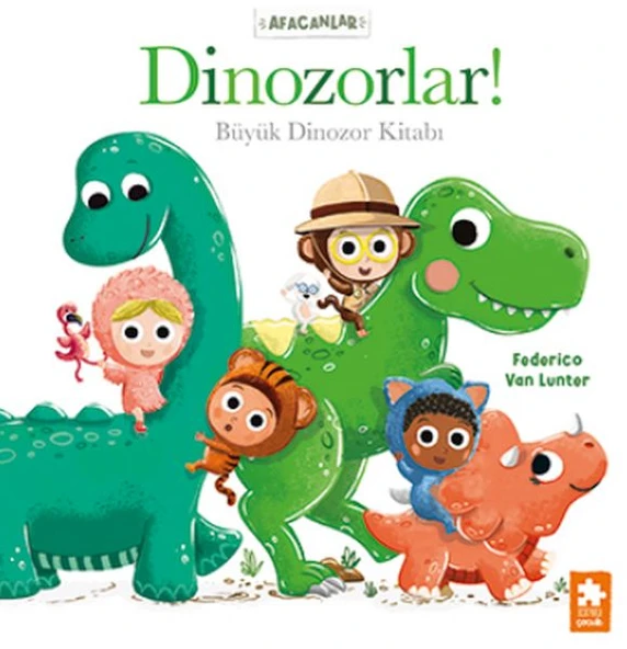 Afacanlar - Dinozorlar! Büyük  Dinozor Kitabı ürün görseli 1