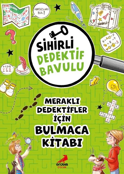 Sihirli Dedektif Bavulu 8 Meraklı Dedektifler İçin Bulmaca Kitabı ürün görseli 1