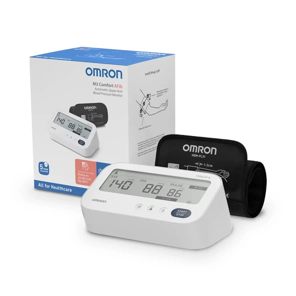 Omron M3 Comfort Afib Koldan Tansiyon Aleti HEM-7196-FLE ürün görseli 1