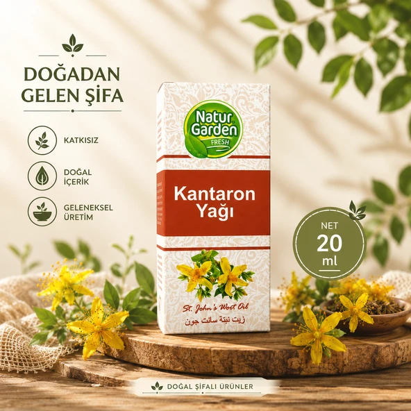 Natur Garden Kantaron Yağı 20 ML ürün görseli 1
