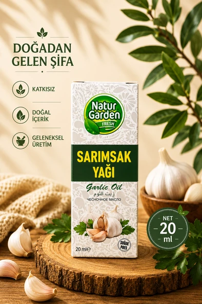 Natur Garden Sarımsak Yağı 20 ML ürün görseli 1