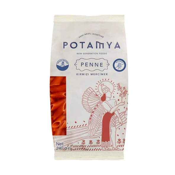 Kırmızı Mercimek Penne 240 Gr (4 ADET) ürün görseli 1