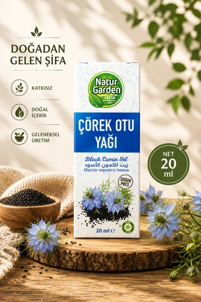 Natur Garden Çörek otu Yağı 20 ML ürün görseli 1