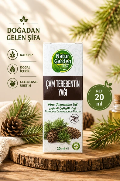 Natur Garden Çam Terebentin Yağı 20 ML ürün görseli 1