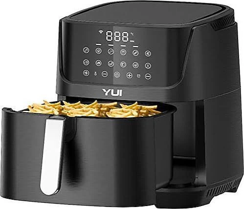 Yui M25 Maxifry Pro 5.5 Lt. Smart Dokunmatik Airfryer Sıcak Hava Fritöz ürün görseli 1