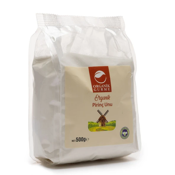 ORGANİK PİRİNÇ UNU  500 GR (5 ADET) ürün görseli 1