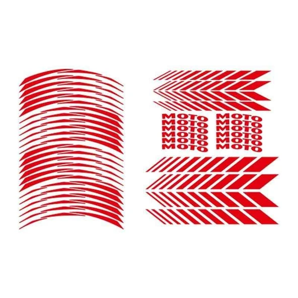 Reflektör Kırmızı Racing Şerit ürün görseli 1