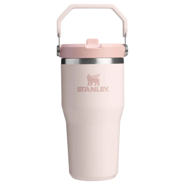 IceFlow Flip Straw Tumbler Pipetli Termos 0.6L / 20oz Rose Quartz (5 ADET) ürün görseli 1