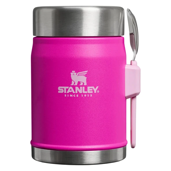The Legendary Food Jar + Spork .4L / 14oz Peach Rose (New) (3 ADET) ürün görseli 1