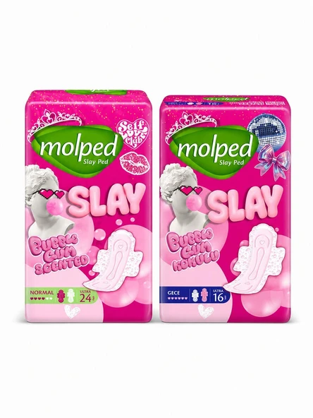 Molped Slay Ped 16'lı Gece + 24'lü Normal İkili Set ürün görseli 1