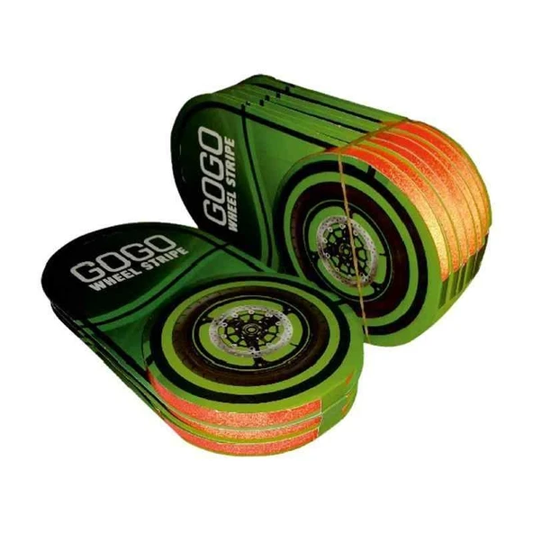 Reflektör Turuncu 7Cm X 7 M Lüks 1 Set Jant Şeridi ürün görseli 1