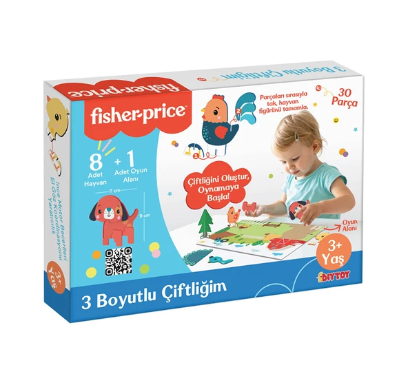 Fisher Price 3 Boyutlu Çiftliğim (2 ADET) ürün görseli 1