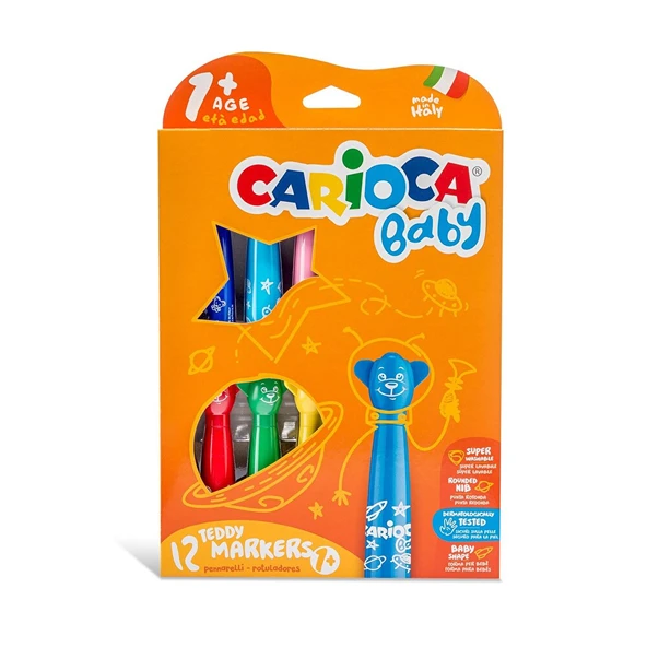 Teddy Jumbo Keçeli Boya 12'li (5 ADET) ürün görseli 1